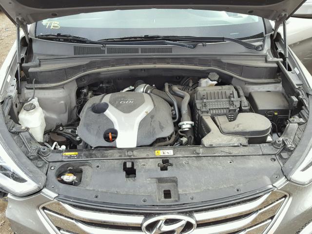 5XYZWDLA4GG324817 - 2016 HYUNDAI SANTA FE S Մոխրագույն լուսանկար 7