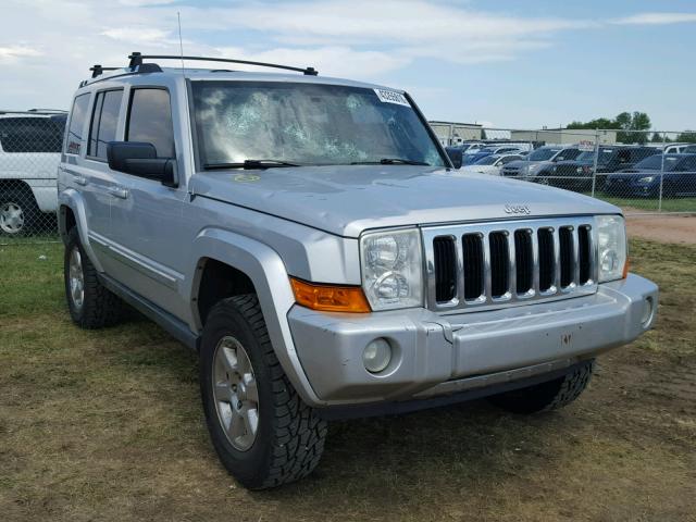 1J8HG58N28C190642 - 2008 JEEP COMMANDER SILVER photo 1