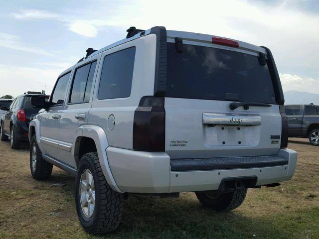 1J8HG58N28C190642 - 2008 JEEP COMMANDER SILVER photo 3