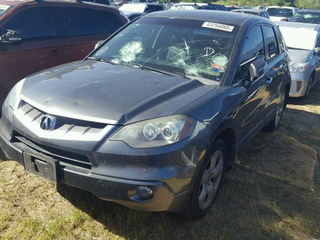 5J8TB182X8A008505 - 2008 ACURA RDX GRAY photo 2