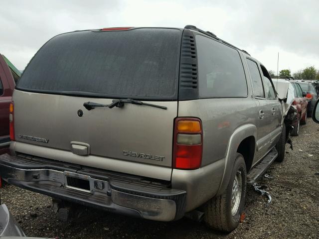 1GNFK16Z92J184147 - 2002 CHEVROLET SUBURBAN K TAN photo 4