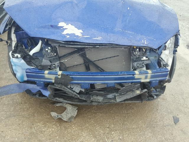 3FA6P0H94GR353141 - 2016 FORD FUSION BLUE photo 9