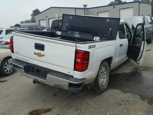 3GCUKREC1EG265726 - 2014 CHEVROLET SILVERADO WHITE photo 4