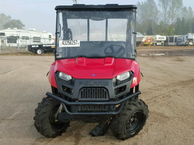 4XARH50A6CB430492 - 2012 POLARIS RANGER 500 RED photo 2