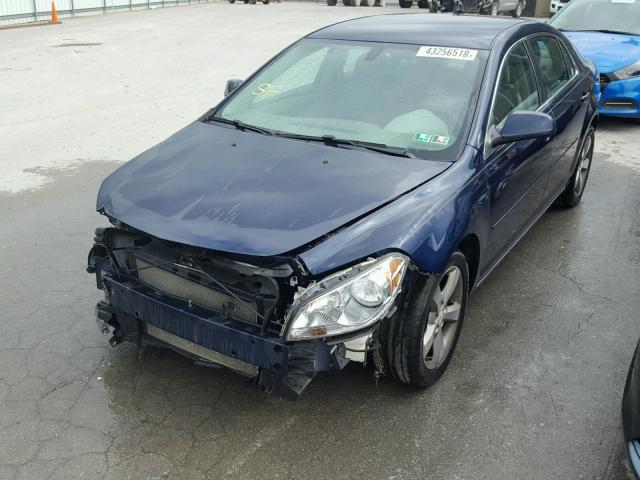 1G1ZC5E11BF358276 - 2011 CHEVROLET MALIBU 1LT BLUE photo 2