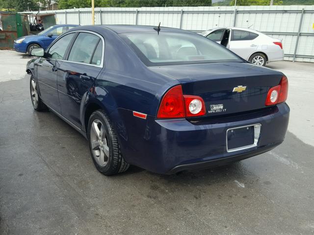 1G1ZC5E11BF358276 - 2011 CHEVROLET MALIBU 1LT BLUE photo 3