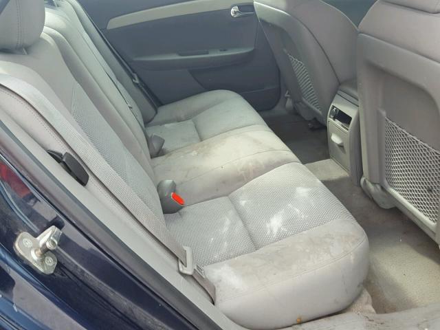 1G1ZC5E11BF358276 - 2011 CHEVROLET MALIBU 1LT BLUE photo 6