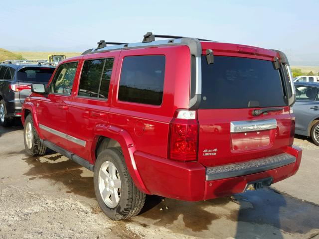 1J8HG58N36C246911 - 2006 JEEP COMMANDER Qırmızı foto 3