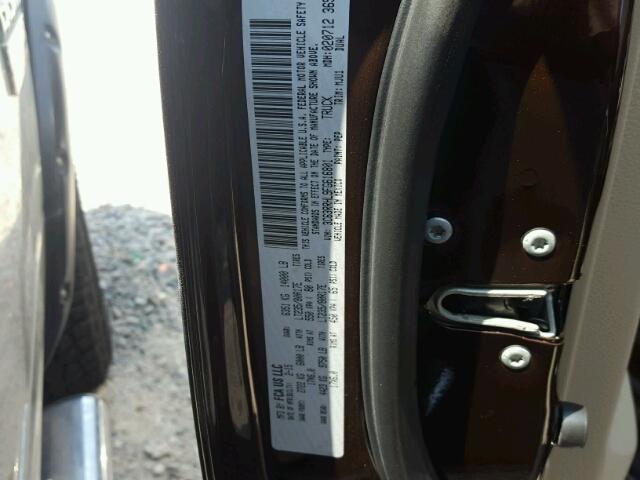 3C63RRHL9FG616801 - 2015 RAM 3500 SLT BROWN photo 10