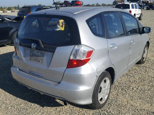 JHMGE8H34CC035784 - 2012 HONDA FIT SILVER photo 4