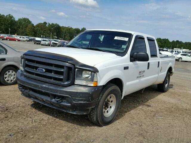 1FTNW20L14EB28475 - 2004 FORD F250 SUPER WHITE photo 2