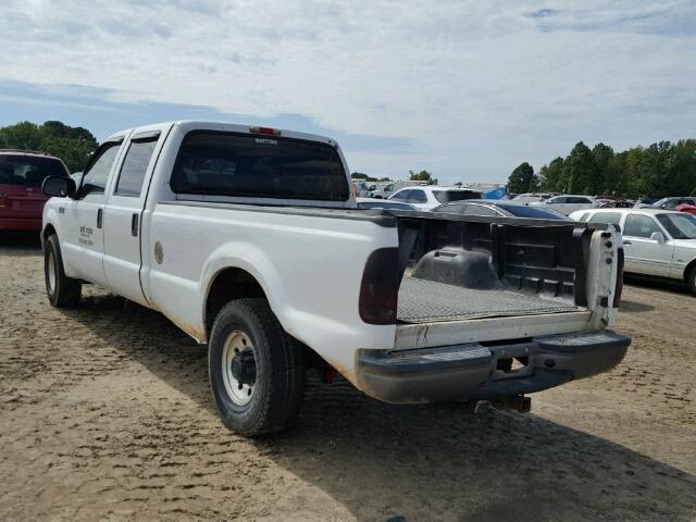 1FTNW20L14EB28475 - 2004 FORD F250 SUPER WHITE photo 3