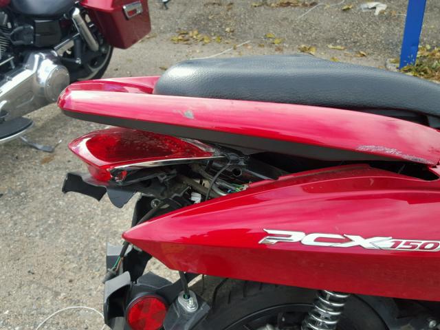 MLHKF1217D5005253 - 2013 HONDA PCX 150 RED photo 9