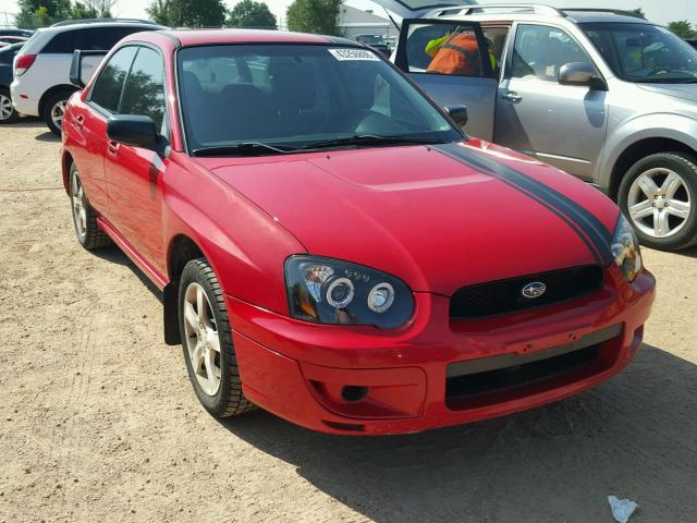 JF1GD67585G521995 - 2005 SUBARU IMPREZA RS RED photo 1