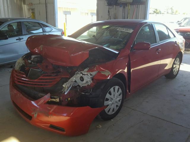 4T1BE46K18U246937 - 2008 TOYOTA CAMRY CE RED photo 2