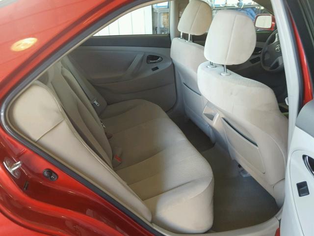 4T1BE46K18U246937 - 2008 TOYOTA CAMRY CE RED photo 6