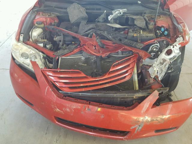 4T1BE46K18U246937 - 2008 TOYOTA CAMRY CE RED photo 7