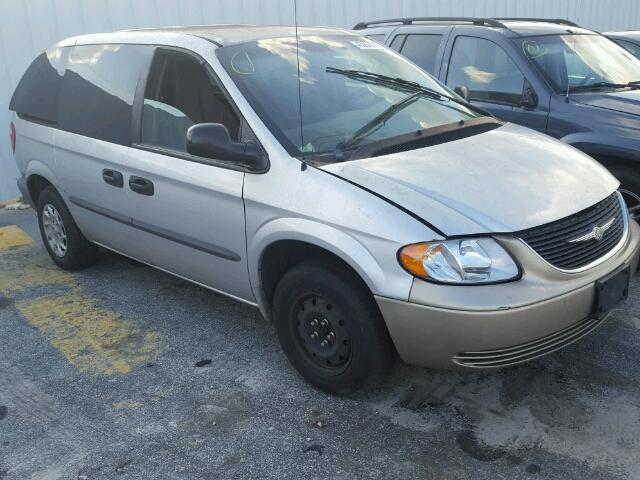 1C4GJ25392B736338 - 2002 CHRYSLER VOYAGER SILVER photo 1