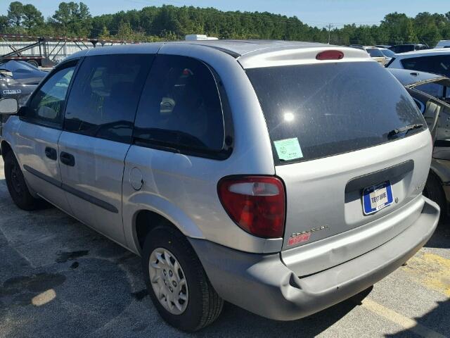 1C4GJ25392B736338 - 2002 CHRYSLER VOYAGER SILVER photo 3