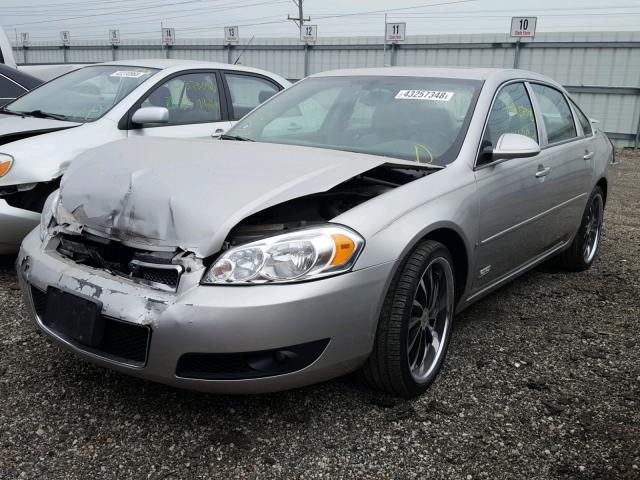 2G1WD58C569100824 - 2006 CHEVROLET IMPALA SUP SILVER photo 2