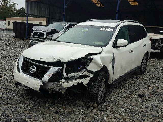 5N1AR2MN7GC650458 - 2016 NISSAN PATHFINDER WHITE photo 2