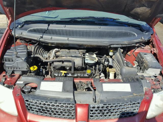 1B8GP45G51B113337 - 2001 DODGE CARAVAN SP BURGUNDY photo 7