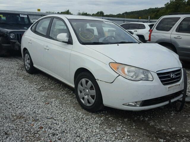 KMHDU46D47U050275 - 2007 HYUNDAI ELANTRA GL WHITE photo 1