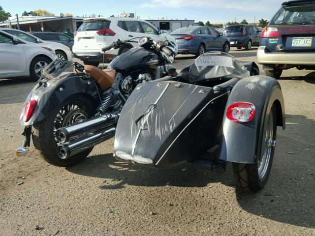 56KMSA001F3104452 - 2015 INDIAN MOTORCYCLE CO. SCOUT ABS BLACK photo 4