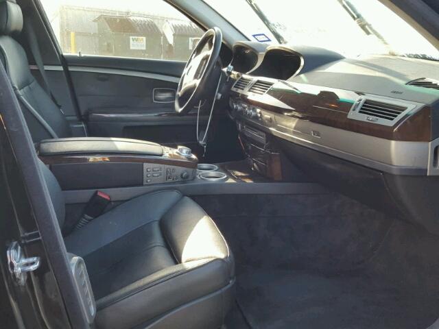 WBAHN83538DT81015 - 2008 BMW 750 LI Negro foto 5