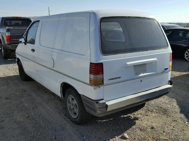 1FTCA14U8MZA87936 - 1991 FORD AEROSTAR WHITE photo 3