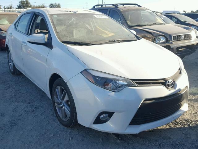 5YFBPRHE4FP276172 - 2015 TOYOTA COROLLA EC WHITE photo 1