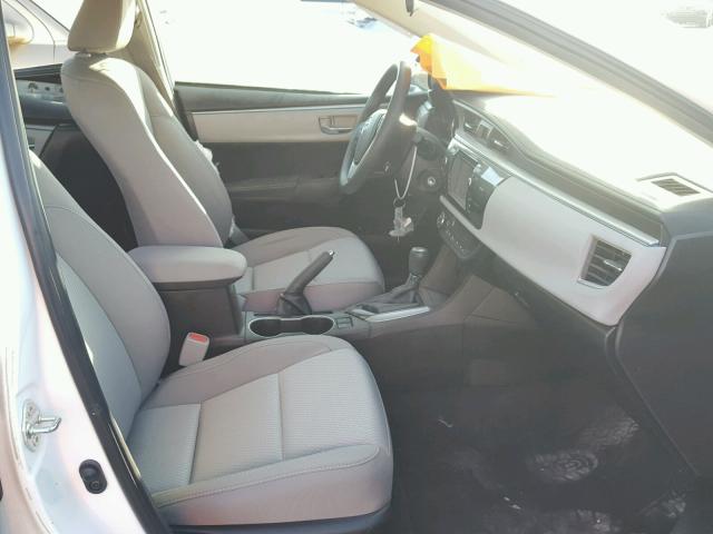 5YFBPRHE4FP276172 - 2015 TOYOTA COROLLA EC 白色 照片 5