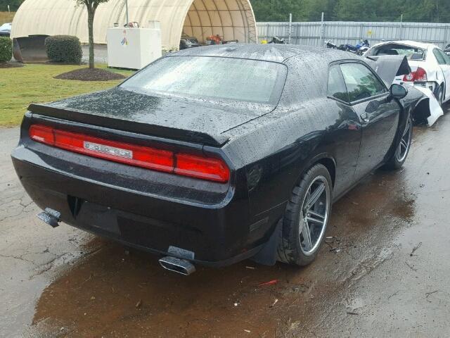 2C3CDYBT4EH115649 - 2014 DODGE CHALLENGER BLACK photo 4