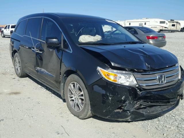 5FNRL5H60BB018488 - 2011 HONDA ODYSSEY BLACK photo 1