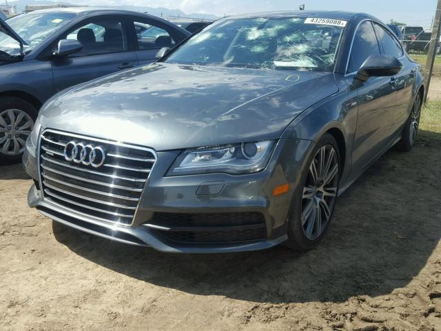 WAU2GAFC6CN089363 - 2012 AUDI A7 PRESTIG GRAY photo 2