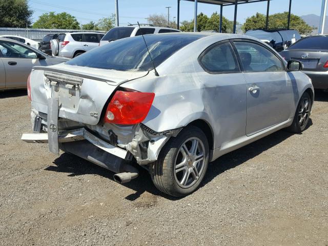 JTKDE177250024800 - 2005 TOYOTA SCION TC 银色 照片 4