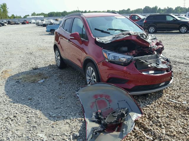 KL4CJASB4JB624026 - 2018 BUICK ENCORE PRE BURGUNDY photo 1