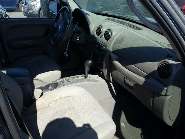 1J4GK38K85W612719 - 2005 JEEP LIBERTY RE BLUE photo 5
