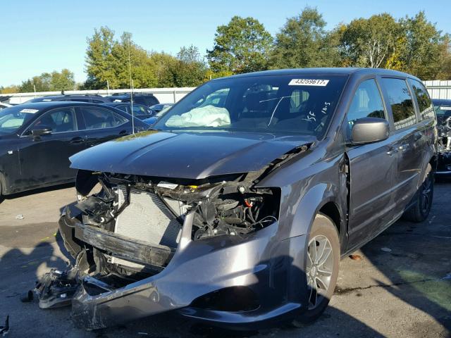 2C4RDGBG2HR626133 - 2017 DODGE GRAND CARA GRAY photo 2