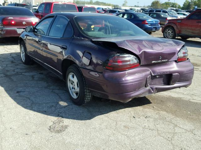 1G2WJ52M4WF261565 - 1998 PONTIAC GRAND PRIX PURPLE photo 3