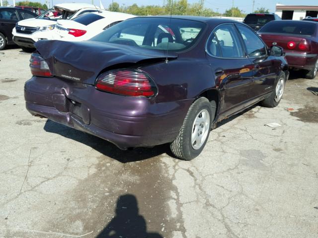 1G2WJ52M4WF261565 - 1998 PONTIAC GRAND PRIX PURPLE photo 4