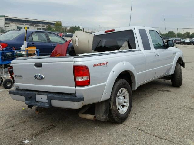 1FTZR45EX7PA55484 - 2007 FORD RANGER SUP SILVER photo 4