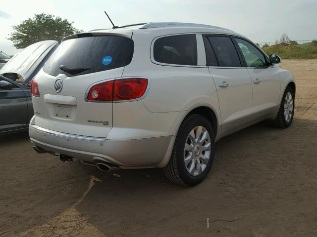 5GAKVDED8CJ366432 - 2012 BUICK ENCLAVE WHITE photo 4