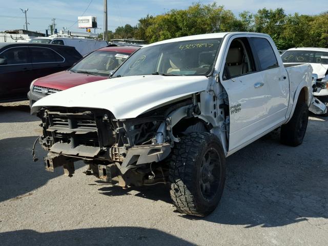 1C6RR7NM6FS500220 - 2015 RAM 1500 LARAM WHITE photo 2