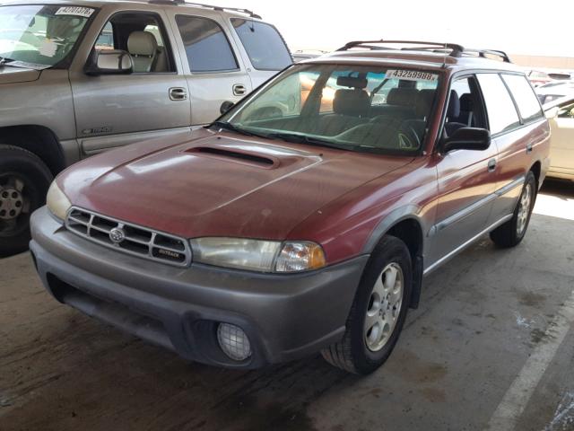 4S3BG6854W7643782 - 1998 SUBARU LEGACY 30T RED photo 2