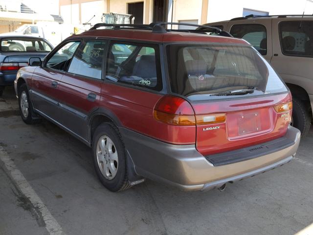 4S3BG6854W7643782 - 1998 SUBARU LEGACY 30T RED photo 3