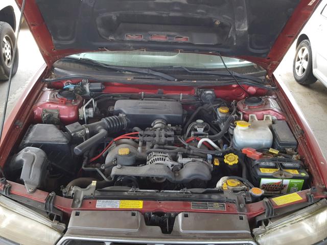 4S3BG6854W7643782 - 1998 SUBARU LEGACY 30T RED photo 7