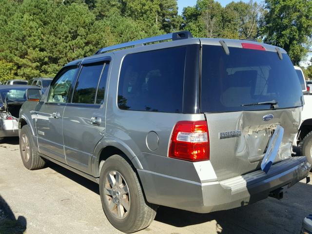 1FMFU19558LA88116 - 2008 FORD EXPEDITION SILVER photo 3