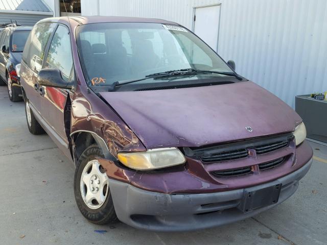 2B4FP25B5YR507616 - 2000 DODGE CARAVAN BURGUNDY photo 1