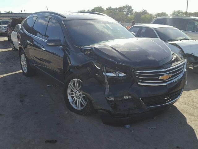 1GNKVGKD4EJ312382 - 2014 CHEVROLET TRAVERSE BLACK photo 1